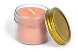 Jar with Gold Lid ~ Aromatherapy or Unscented